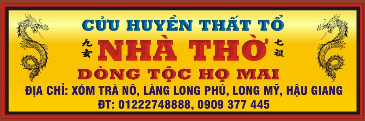HỌ MAI CẦN THƠ